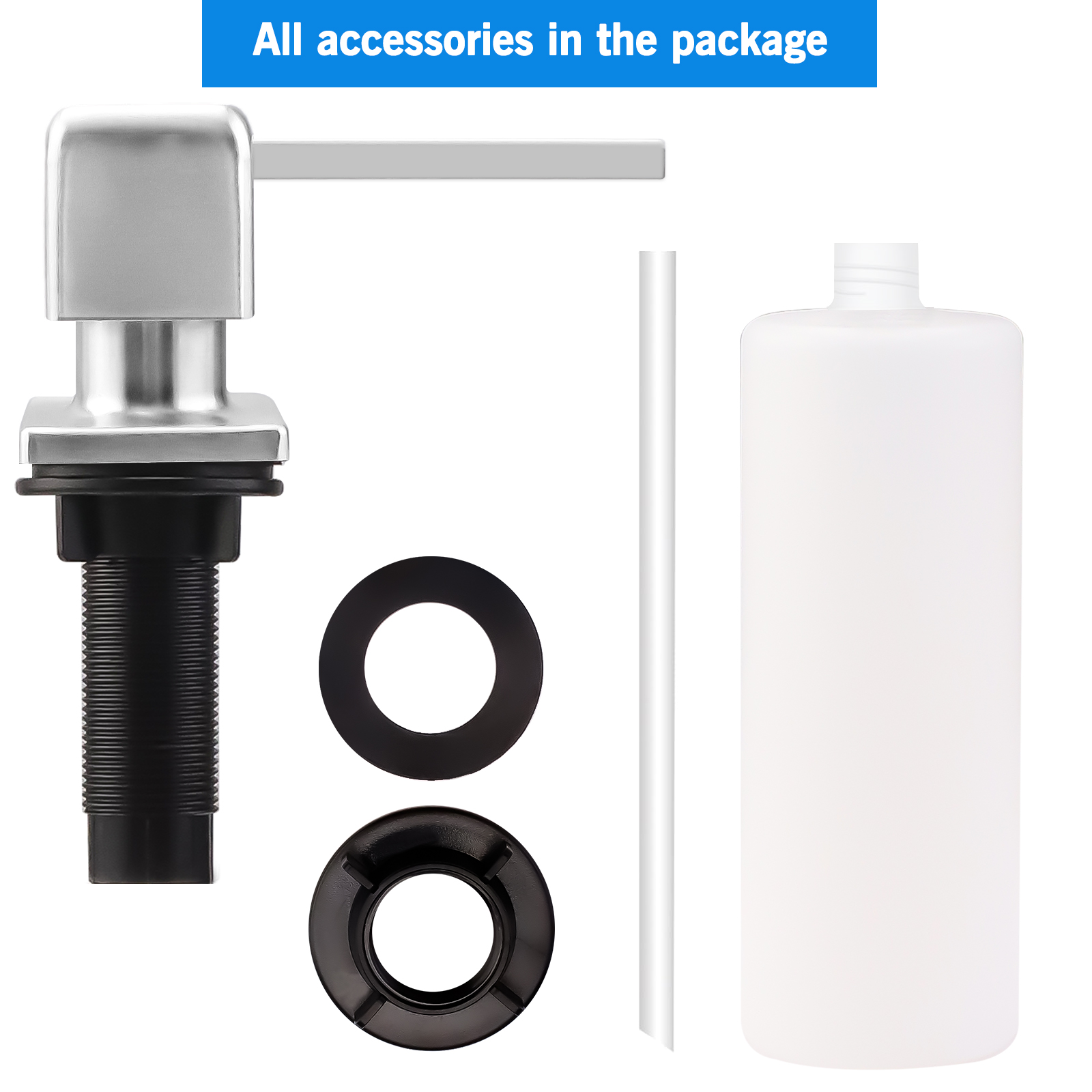 Nickel/Black/Gold Soap Dispens - Kitchen Gadgets Gold ulasan dan harga