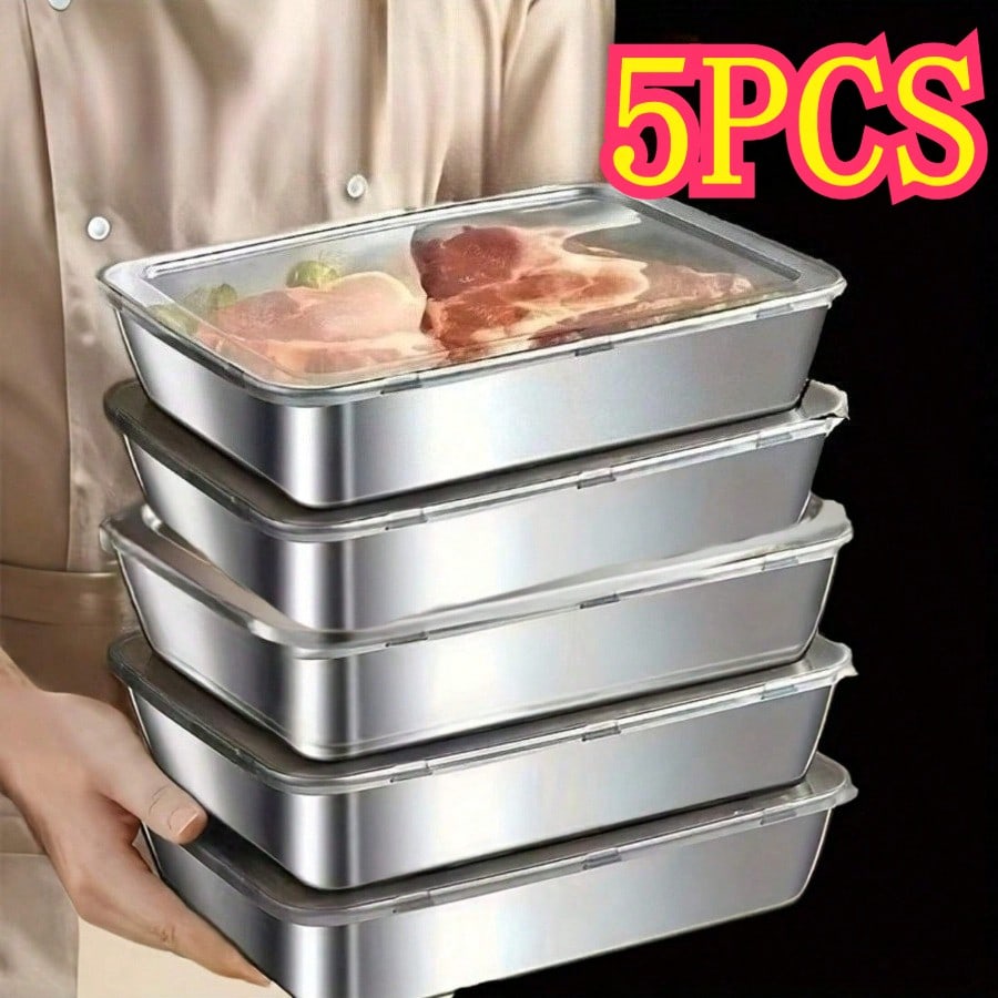 5‑Pack Premium Leak‑Proof Stai - Kitchen Gadgets Organizer ulasan dan harga