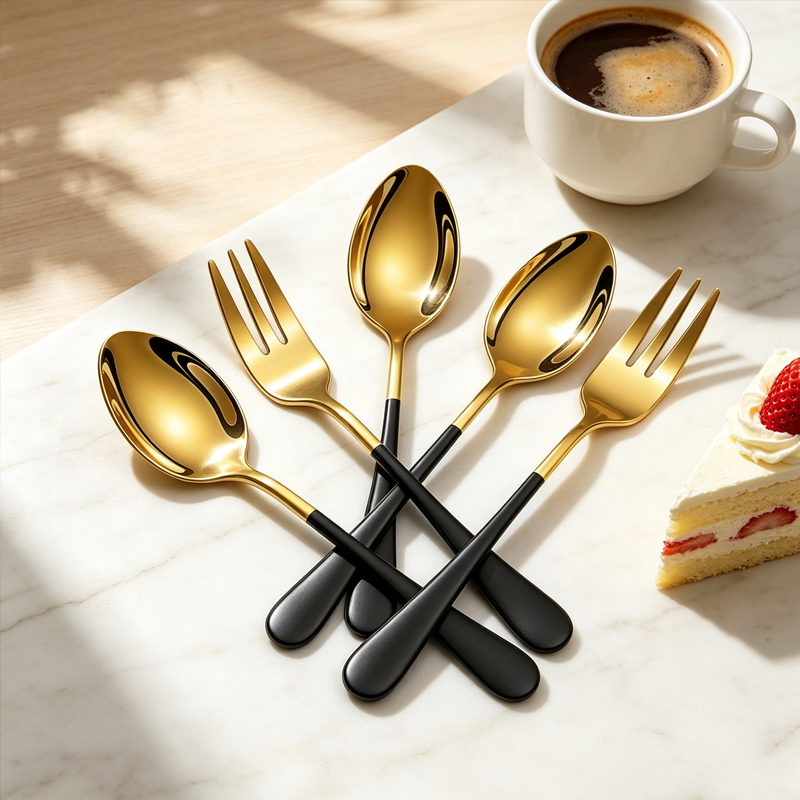 8/12/16pcs Gold Black 1010 Des - Kitchen Gadgets Gold ulasan dan harga