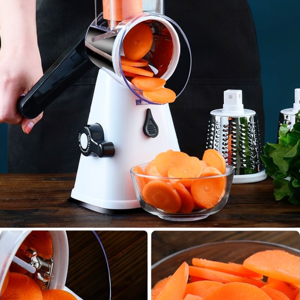 Rotary Food Slicer Grater Shre - Kitchen Helper Gadgets ulasan dan harga