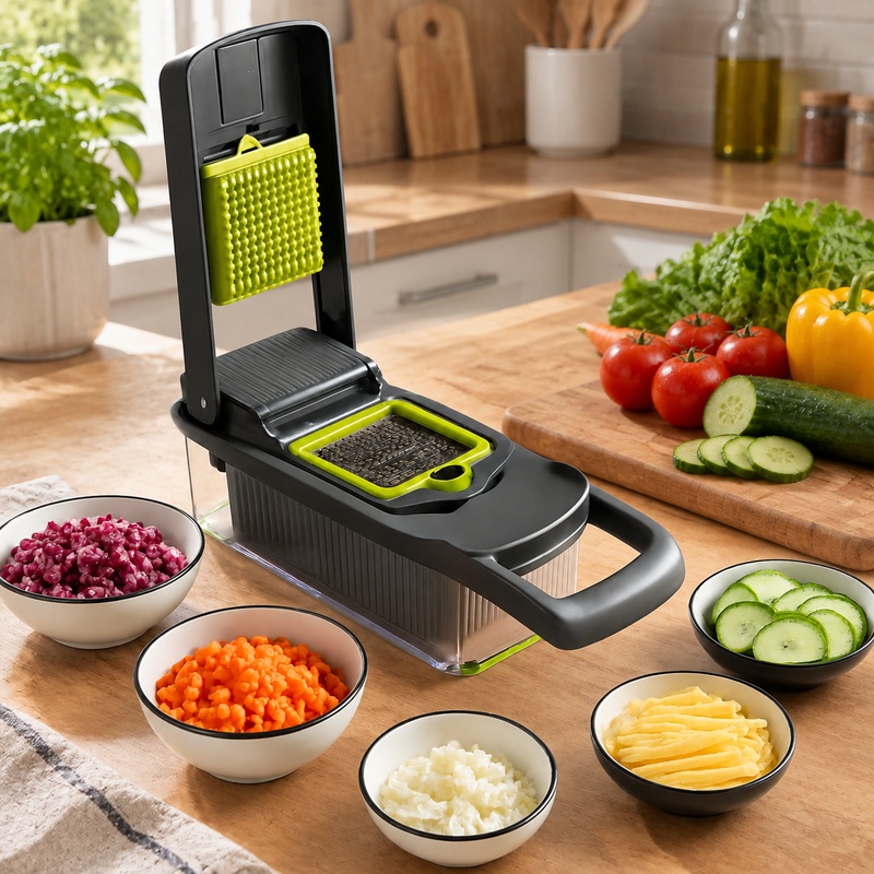 16-in-1 Vegetable Slicing and  - Egg Separator Tool ulasan dan harga